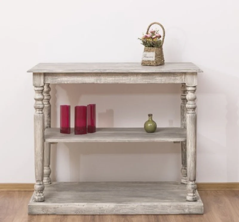 Casa Padrino Konsole im Landhausstil mit 1 Ablage, 110 x 60 x 89 cm