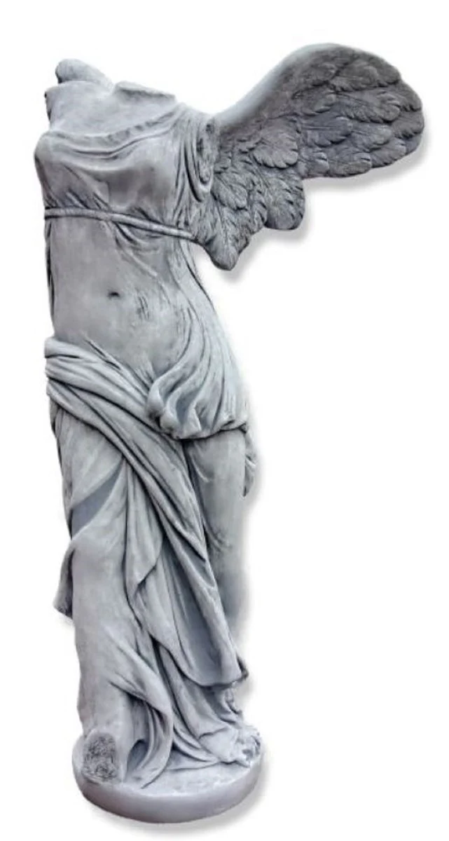 Casa Padrino Jugendstil Skulptur / Statue Grau 88 x 40 x H. 155 cm - Gartendeko Steinfigur