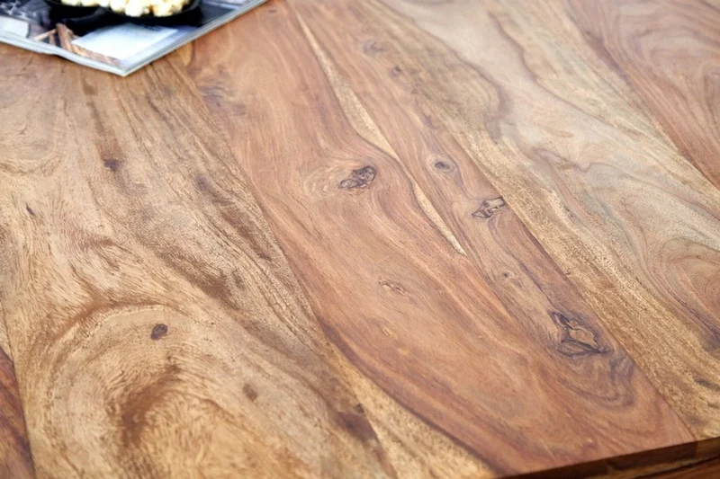 Casa Padrino Designer Esstisch 160cm Massivholz Sheesham - Restaurant Möbel - schwere Ausführung