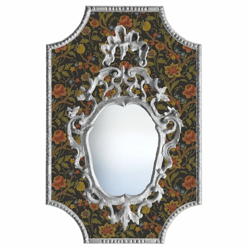 Casa Padrino Luxus Barock Spiegel Bunt / Silber - Barock Möbel - Made in Italy