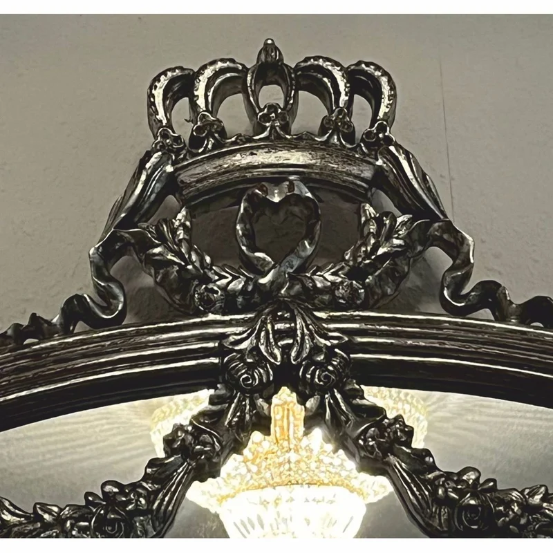 Pompöös by Casa Padrino Barock Spiegel Antik Silber 123 cm - Harald Glööckler Barock Möbel