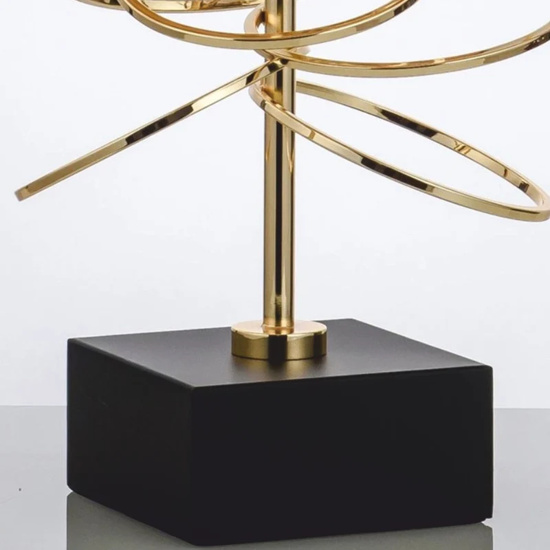 Casa Padrino Luxus Tischleuchte Gold / Schwarz H. 71 cm - Luxus Leuchten