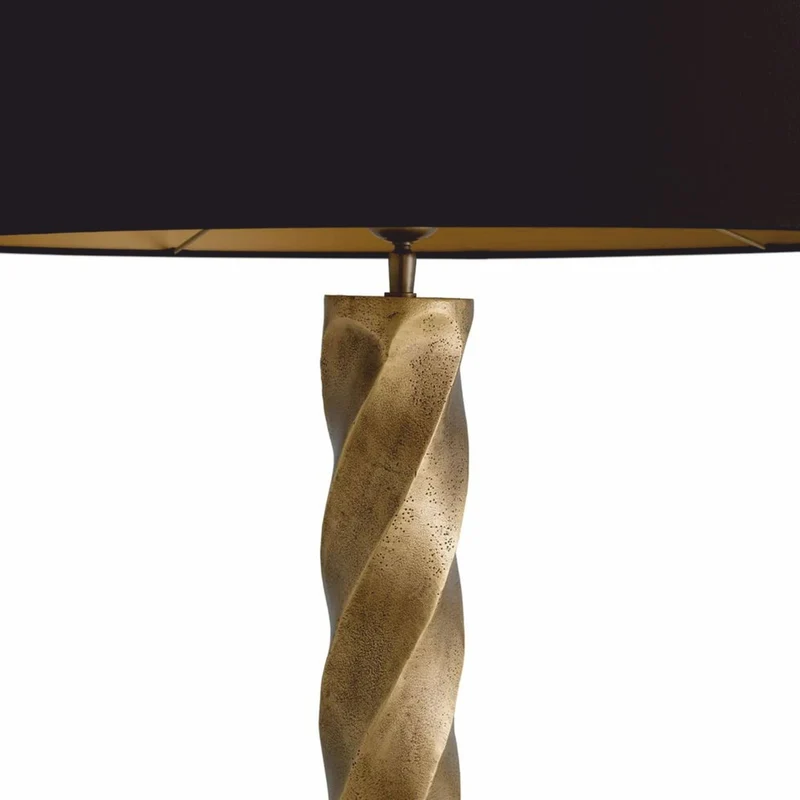 Casa Padrino Luxus Stehleuchte Vintage Messing / Schwarz H. 164 cm - Luxus Leuchten