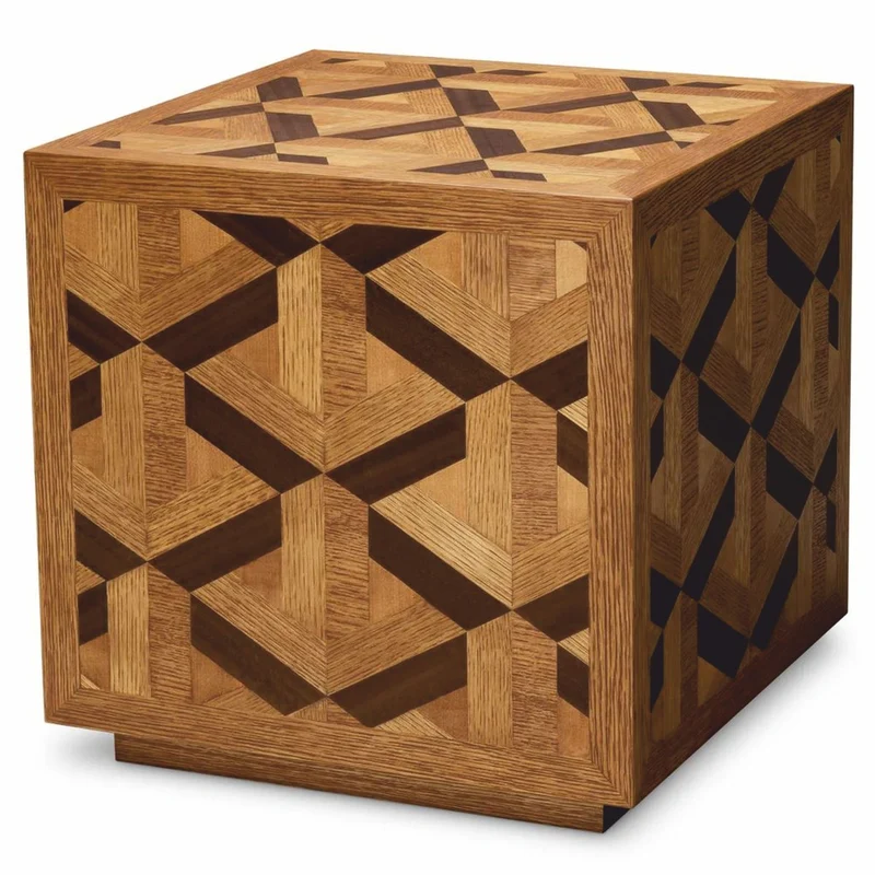 Casa Padrino Luxus Beistelltisch Braun 50 cm - Wohnzimmer & Hotel Möbel