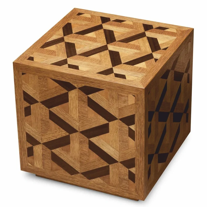 Casa Padrino Luxus Beistelltisch Braun 50 cm - Wohnzimmer & Hotel Möbel