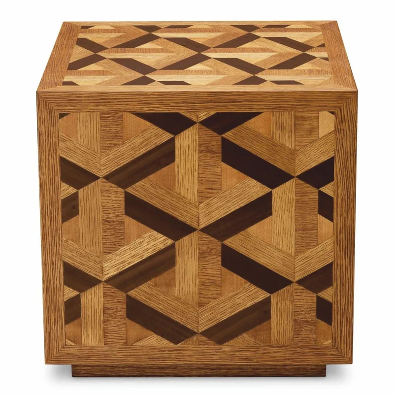 Casa Padrino Luxus Beistelltisch Braun 50 cm - Wohnzimmer & Hotel Möbel