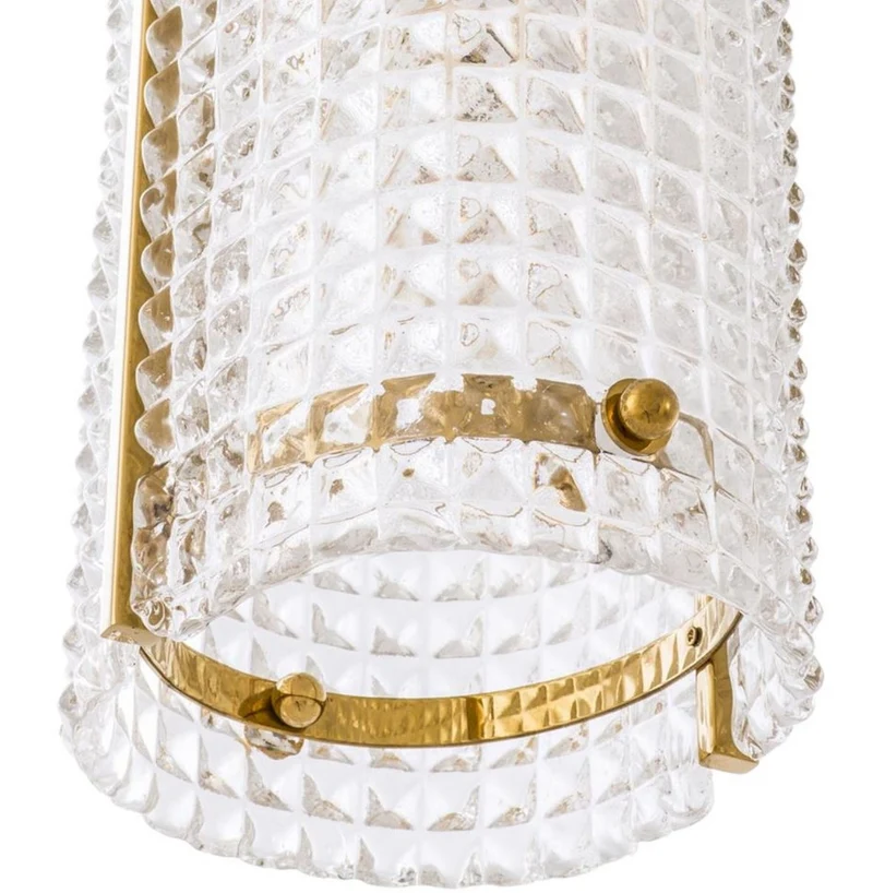 Casa Padrino Luxus Kronleuchter Gold 25 x 19 x H. 53 cm - Hotel & Restaurant Möbel