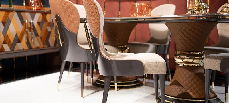 Casa Padrino Luxus Art Deco Esszimmer Set - Esstisch & 8 Stühle