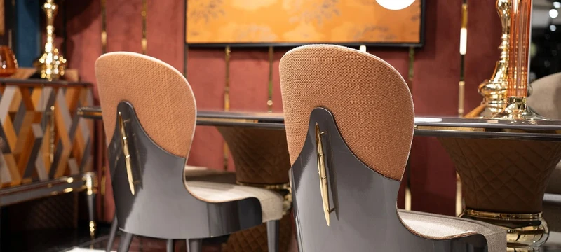 Casa Padrino Luxus Art Deco Esszimmer Set - Esstisch & 8 Stühle