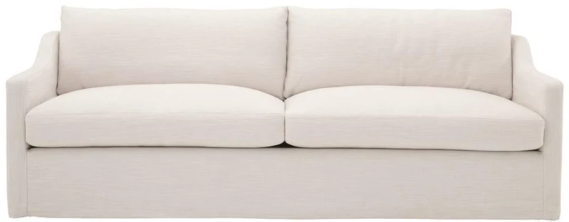 Casa Padrino Luxus Wohnzimmer Sofa Weiß 230 x 100 x H. 75 cm - Wohnzimmermöbel
