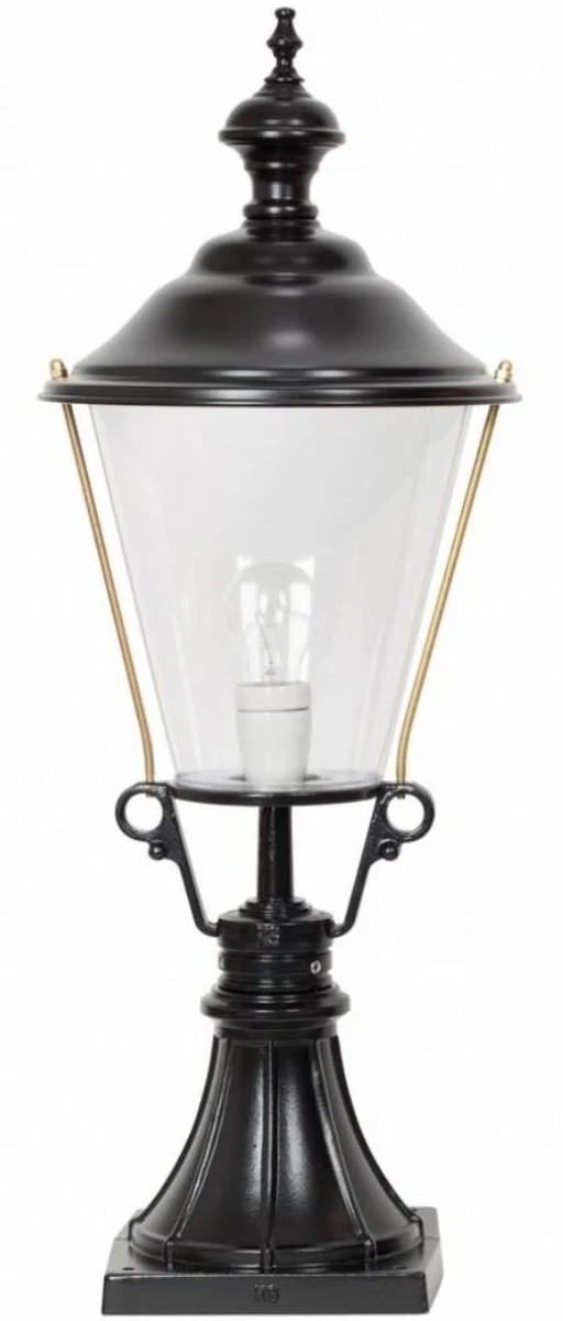 Casa Padrino Jugendstil Gartenlampe 29 x 29 x H. 78 cm - Verschiedene Farben - Garten Terrassen Wege Einfahrt Beleuchtung