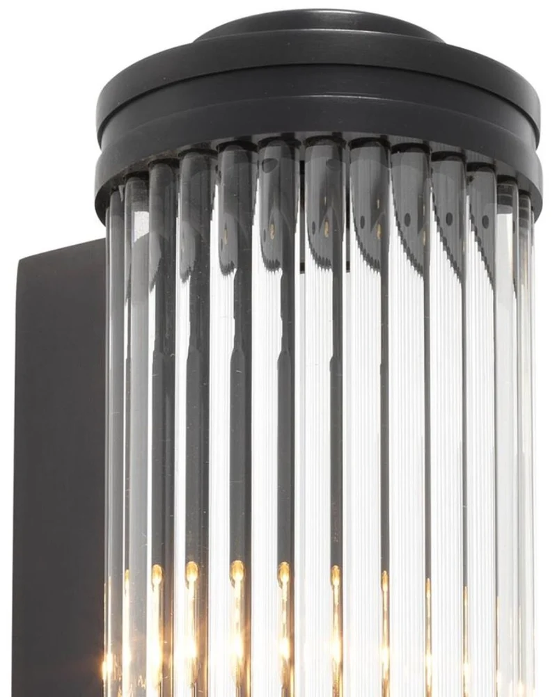 Casa Padrino Wandleuchte / Wandlampe Bronze 11 x 14 x H. 60 cm - Luxus Kollektion