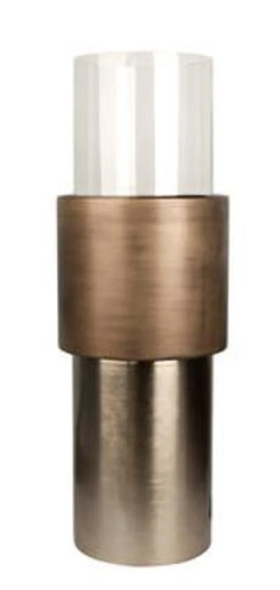 Casa Padrino Luxus Kerzenhalter / Teelichthalter Bronze Ø 35 x H. 99 cm - Hotel & Restaurant Deko