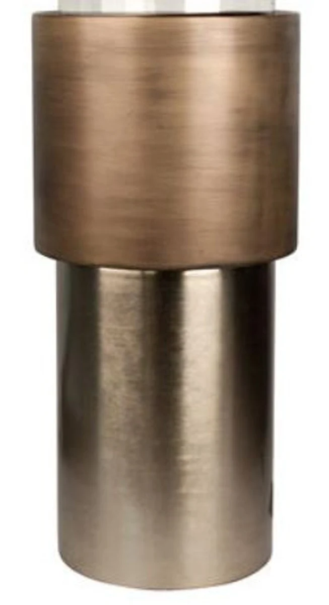 Casa Padrino Luxus Kerzenhalter / Teelichthalter Bronze Ø 35 x H. 99 cm - Hotel & Restaurant Deko