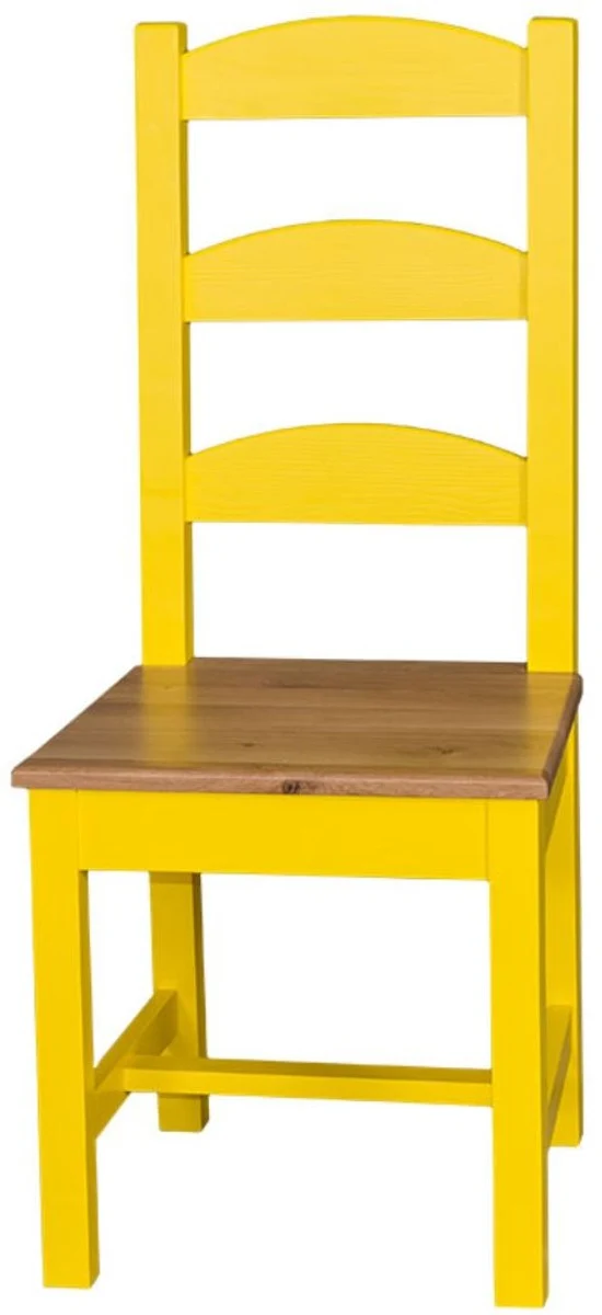Casa Padrino Landhausstil Esszimmerstuhl 48 x 41 x H. 93 cm - Verschiedene Farben - Esszimmermöbel
