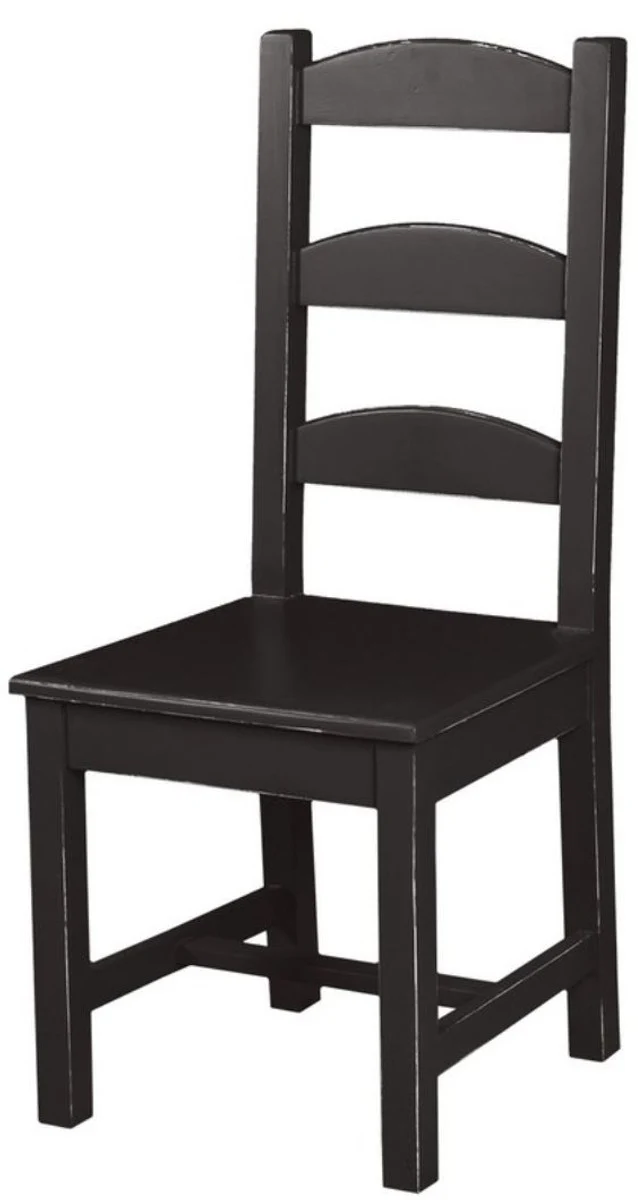 Casa Padrino Landhausstil Esszimmerstuhl 48 x 41 x H. 93 cm - Verschiedene Farben - Shabby Chic Esszimmermöbel