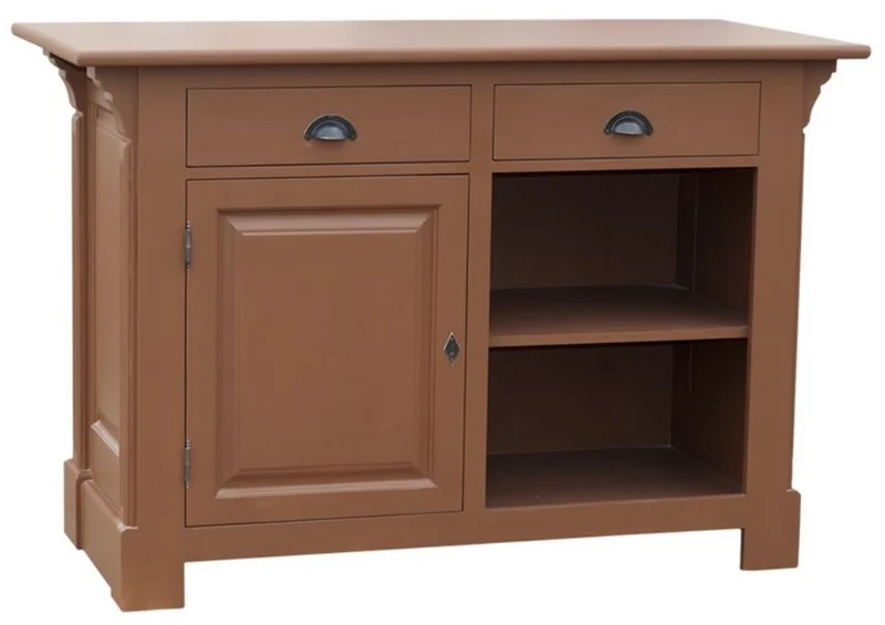 Casa Padrino Landhausstil Theke Braun 140 x 68 x H. 95 cm - Landhausstil Möbel
