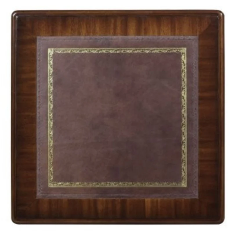 Casa Padrino Luxus Mahagoni Beistelltisch Set Braun 48 x 48 x H. 59 cm - Hotel Möbel