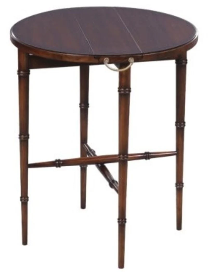 Casa Padrino Luxus Mahagoni Beistelltisch Set Braun 48 x 48 x H. 59 cm - Hotel Möbel