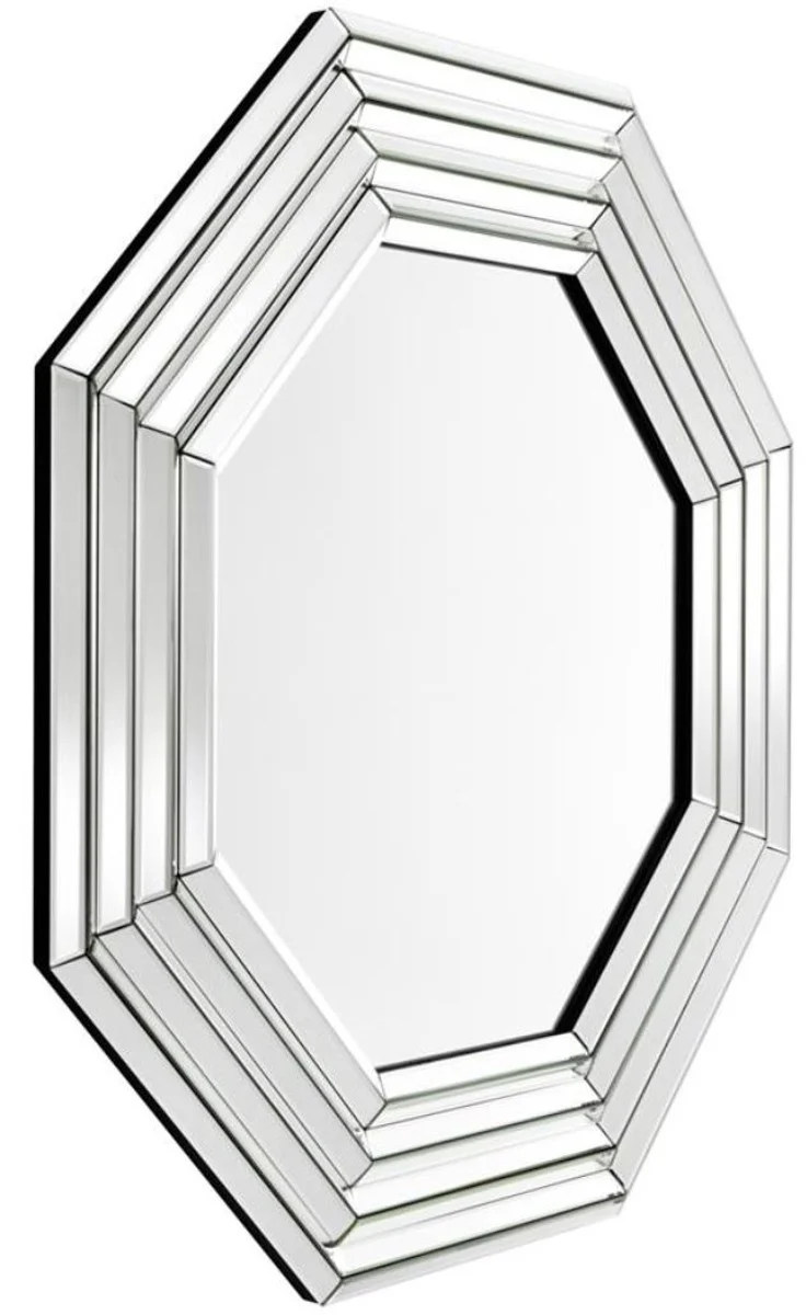 Casa Padrino Luxus Wohnzimmer Spiegel / Wandspiegel 106,5 x H. 106,5 cm - Wohnzimmermöbel