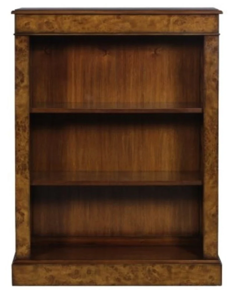 Casa Padrino Luxus Bücherschrank Braun 91 x 31 x H. 123 cm - Luxus Büromöbel