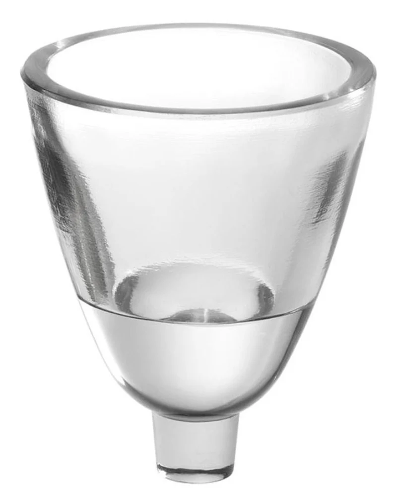 Casa Padrino Glas Teelichthalter-Lampenschirm Braun Ø 15 x H. 12,5 cm - Luxus Accessoires