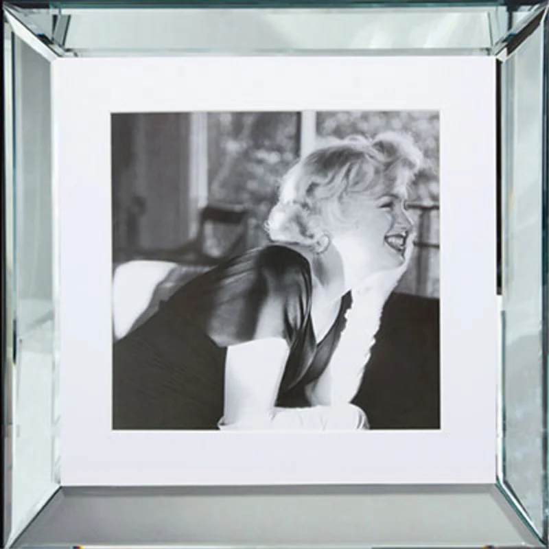 Casa Padrino Designer Bild "Zwischen Freunden" Marilyn Monroe 40 x 40 cm - Limited Edition