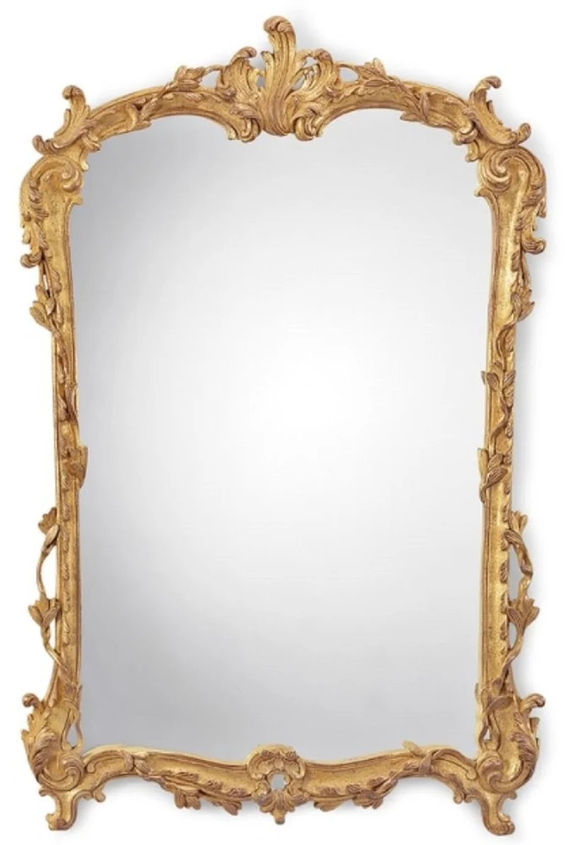 Casa Padrino Luxus Barock Spiegel Antik Gold - Handgefertigter italienischer Barockstil Wandspiegel - Luxus Möbel im Barockstil - Luxus Qualität - Made in Italy - Barock Möbel