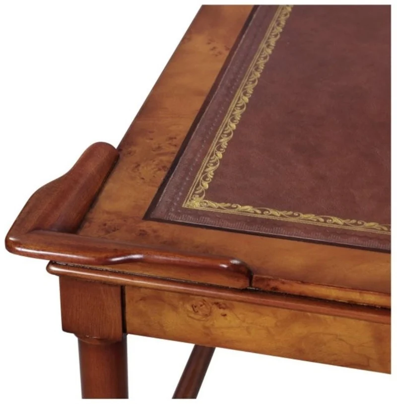 Casa Padrino Luxus Wohnzimmer Couchtisch Hellbraun / Braun 133 x 81 x H. 50 cm - Luxus Qualität