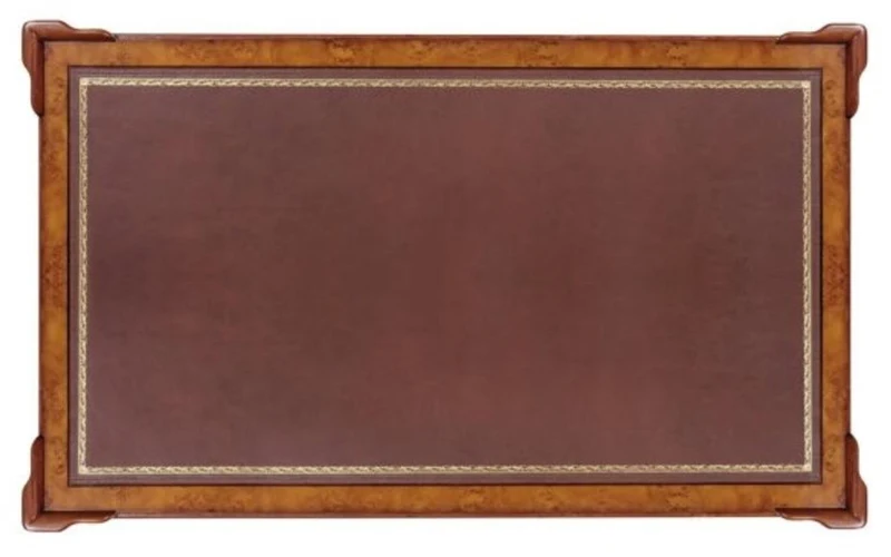 Casa Padrino Luxus Wohnzimmer Couchtisch Hellbraun / Braun 133 x 81 x H. 50 cm - Luxus Qualität