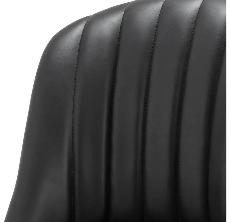 Casa Padrino Barstuhl Schwarz 49,5 x 61 x H. 115 cm - Luxus Barhocker mit Rückenlehne