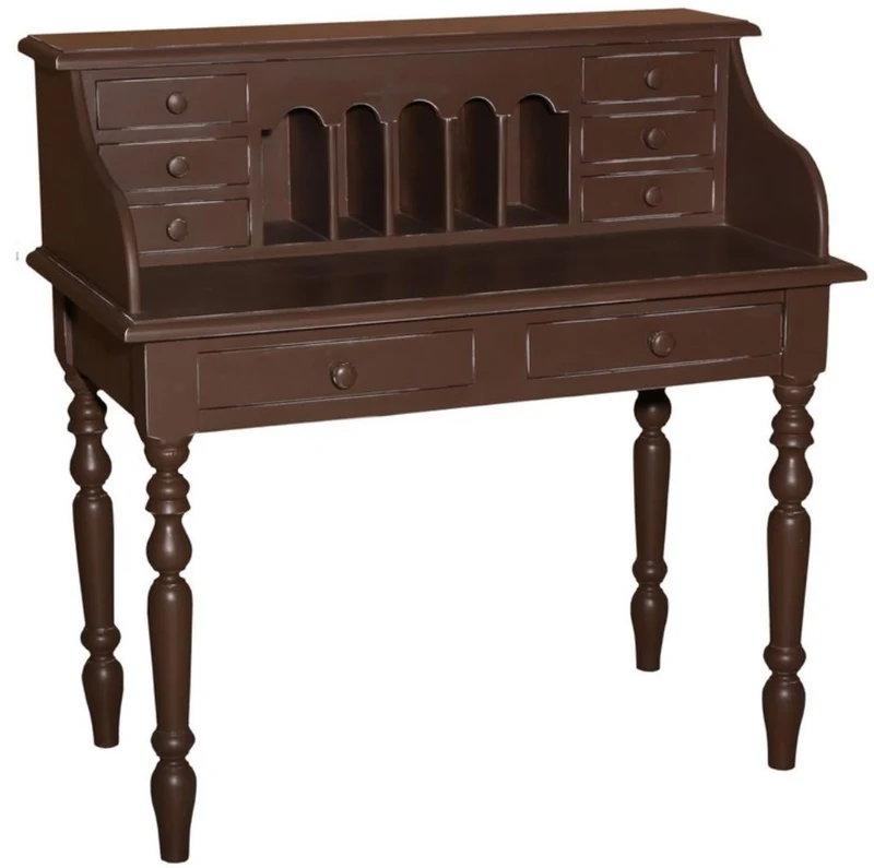 Casa Padrino Landhausstil Schreibtisch Antik Stil Braun 109 x 60 x H. 110 cm - Möbel im Landhausstil