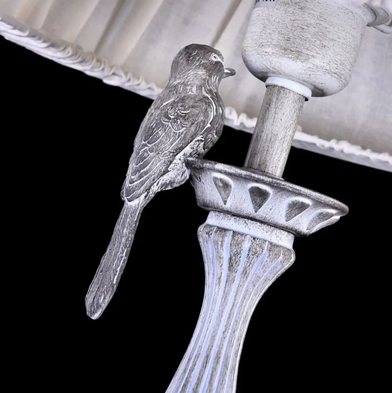 Casa Padrino Jugendstil Stehleuchte in Antik Weiß, Ø 40 x H. 164 cm - Elegante Metall Stehlampe mit Leinen-Lampenschirm