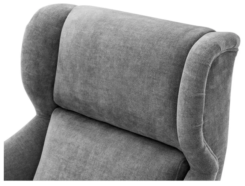 Casa Padrino Drehsessel Grau / Silber 76 x 98 x H. 94,5 cm - Luxus Möbel