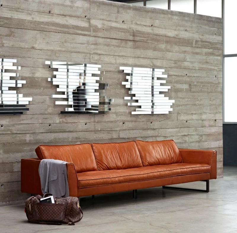 Casa Padrino Designer Spiegel / Wandspiegel 72 x H. 133 cm - Designer Kollektion