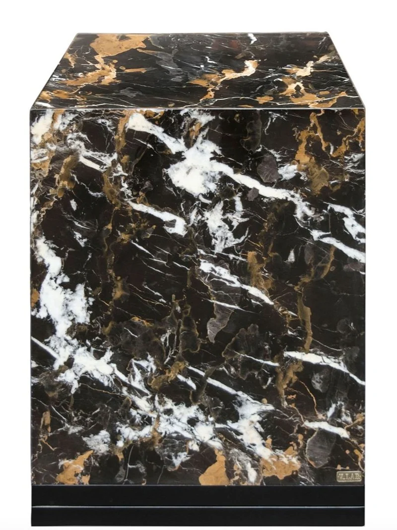Casa Padrino Beistelltisch Schwarz 40 x 40 x H. 50 cm - Luxus Wohnzimmer Deko