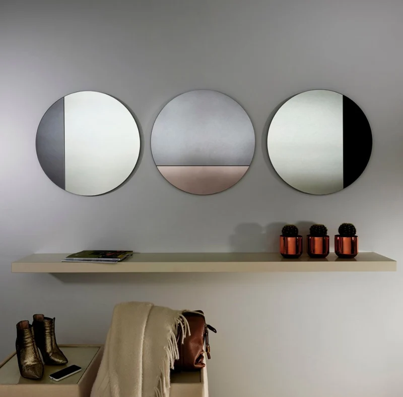 Casa Padrino Luxus Spiegel Bronze Ø 58 cm - Designermöbel & Accessoires