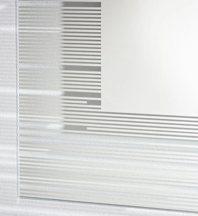 Casa Padrino Luxus Hotel Spiegel / Wandspiegel 140 x H. 75 cm - Hotel Möbel