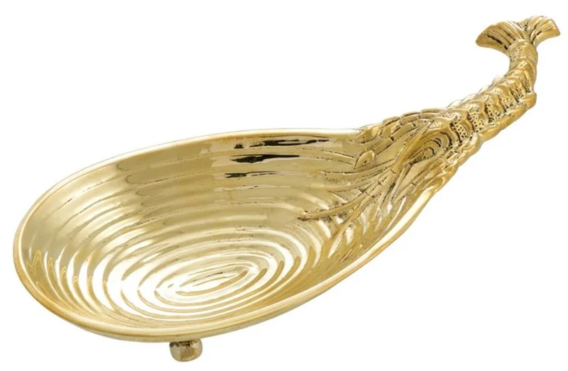 Casa Padrino Luxus Serviertablett Messing 22 x 9,5 x H. 4 cm - Gastronomie Accessoires
