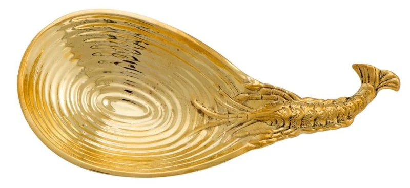 Casa Padrino Luxus Serviertablett Messing 22 x 9,5 x H. 4 cm - Gastronomie Accessoires
