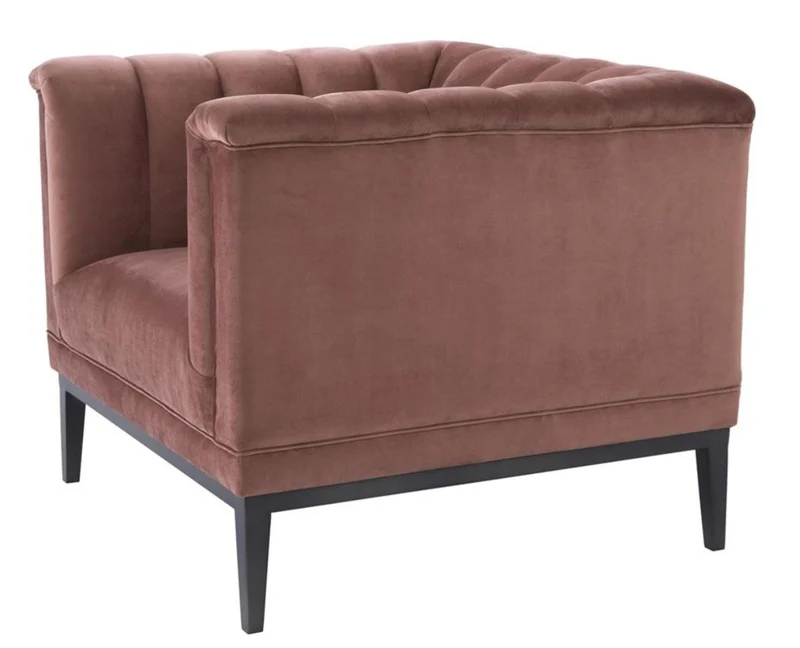 Casa Padrino Luxus Sessel Altrosa 89 x 86 x H. 75 cm - Wohnzimmermöbel