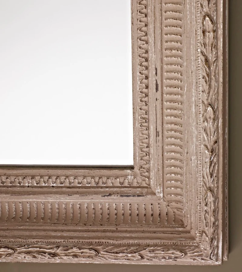 Casa Padrino Barock Spiegel Beige 32 x H. 37 cm - Wohnzimmer Accessoires im Barockstil