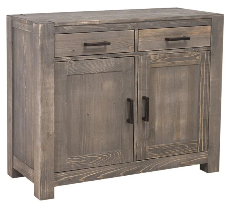 Casa Padrino Landhausstil Kommode aus Massivholz in Dunkelbraun 110 x 47 x H. 90 cm