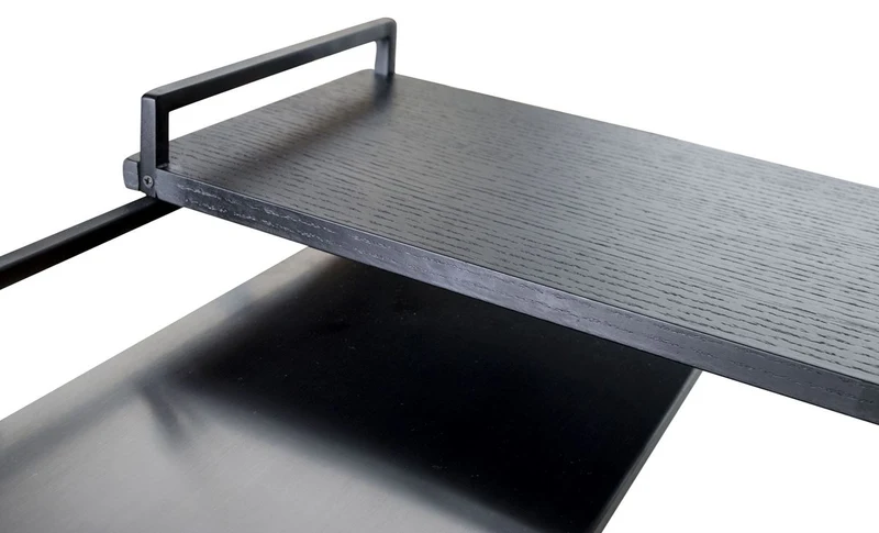 Casa Padrino Luxus Designer Beistelltisch Schwarz 45 x 45 x H. 80,5 cm - Designer Möbel