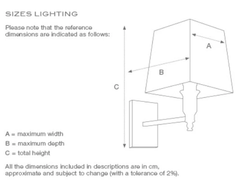 Casa Padrino Luxus Wohnzimmer Wandlampe Messing 13 x 11 x H. 43 cm - Hotel Möbel