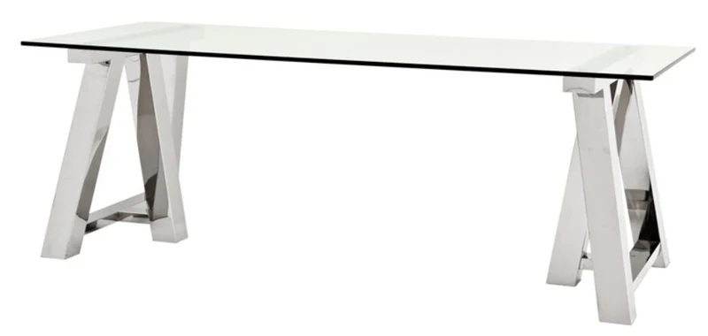 Casa Padrino Luxus Esstisch 220 x 90 x H. 78 cm - Designer Esszimmermöbel