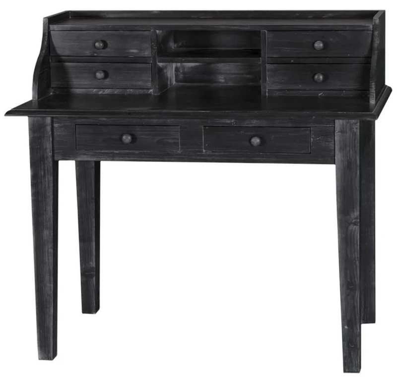 Casa Padrino Schreibtisch mit 6 Schubladen 109 x 60 x H. 102 cm - Möbel im Landhausstil