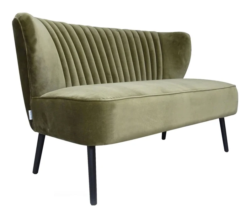 Casa Padrino Luxus Wohnzimmer Sofa Grün 129 x 75 x H. 73,5 cm - Designer Möbel