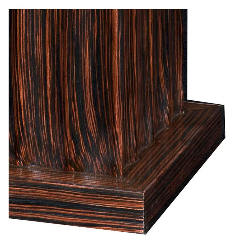 Casa Padrino Säule Braun 41,5 x 41,5 x H. 120 cm - Luxus Beistelltisch