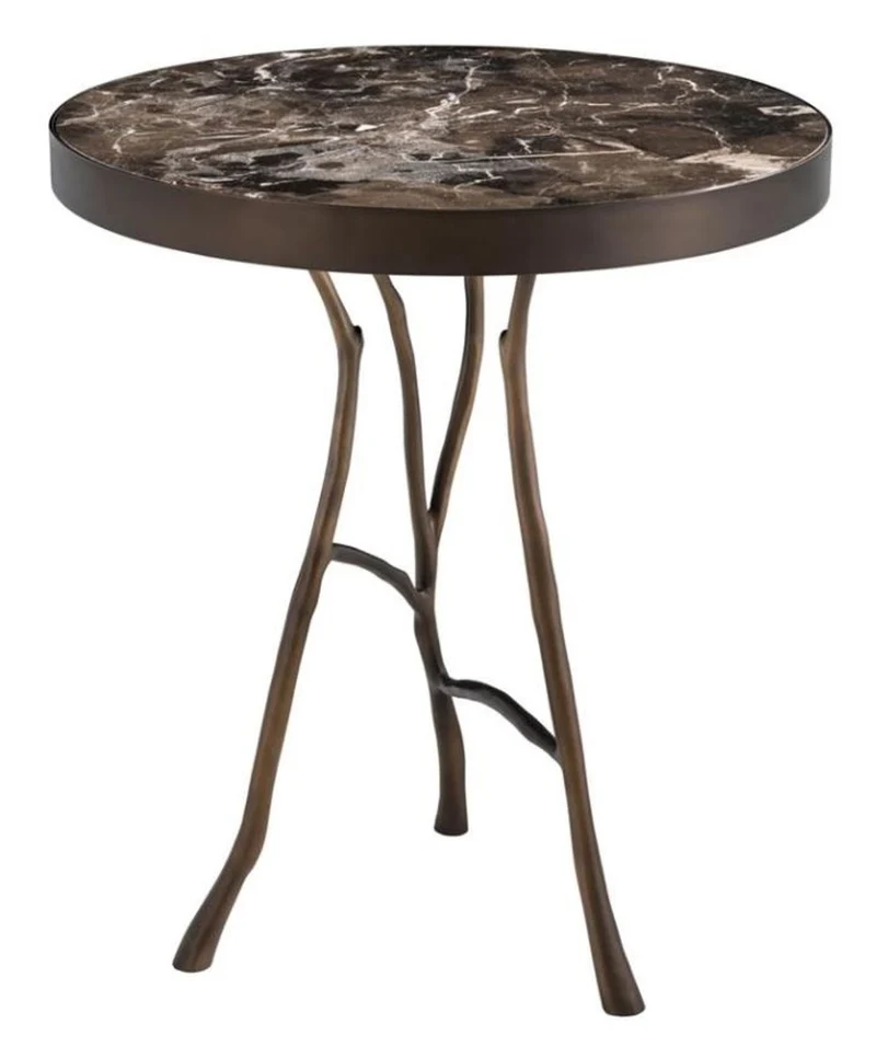 Casa Padrino Designer Beistelltisch 50 x H. 58 cm - Luxus Hotel Tisch